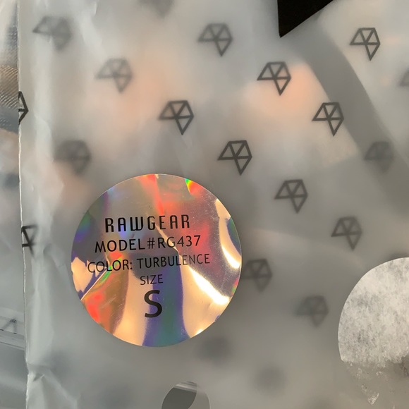 Men’s RAW GEAR Black Ribbed Short Sleeve T-Shirt with Cuffs Small - Picture 5 of 5